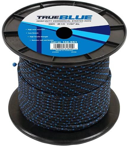 Amazon.com: Stens 146-955 200 Foot Starter Rope #6 Solid Braid